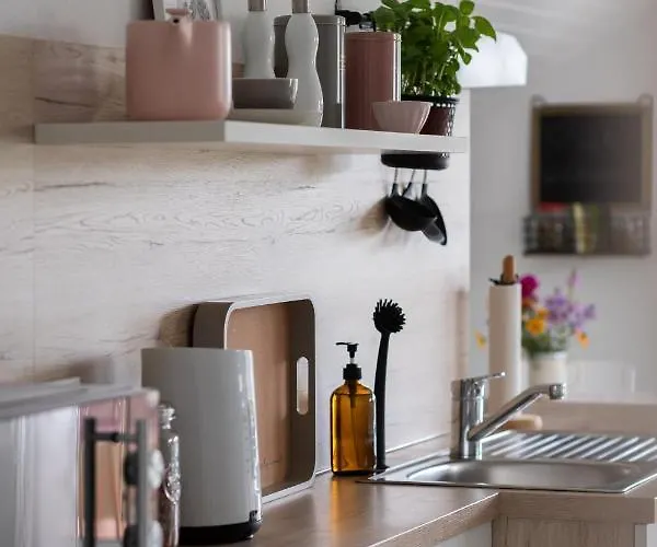 شقة Fuldaliebe - Helle Mit Kueche, Parkplatz, Wlan, Self Check-in فولدا